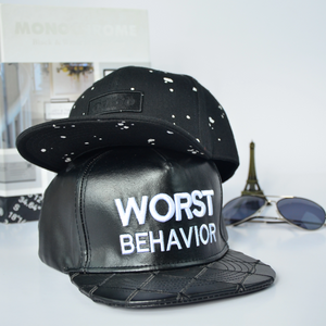 Gorra de Hip Hop con ala plana Snapback, gorra de calle bordada personalizada