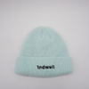Bonnet tricot&eacute; unisexe avec Logo brod&eacute; de haute qualit&eacute;, chapeau &agrave; pompon chaud pour l'hiver
