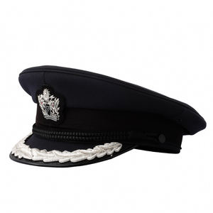 Casquette de pilote, chapeau de capitaine de compagnie a&eacute;rienne pour uniformes d'aviation